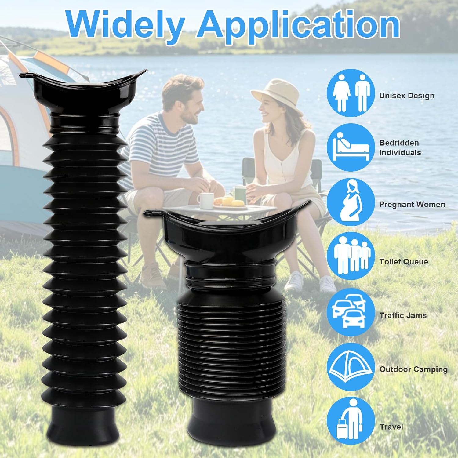 Pee Bottles for Men,Portable Urinal for Men,Collapsible Urine Bottle 750ML | Car Urinals for Men and Women,Emergency