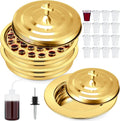 2 Pcs Communion Set Holy Trays for Churches with Lid Communion Plates with Lid Churches Cups Filler and Disposable