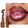 Nourishing Lip Gloss with Brown Lip Liner Lip Combo Sets, Solid Lip Gloss Jelly Lipstick High Shine, Nude Lip Kit