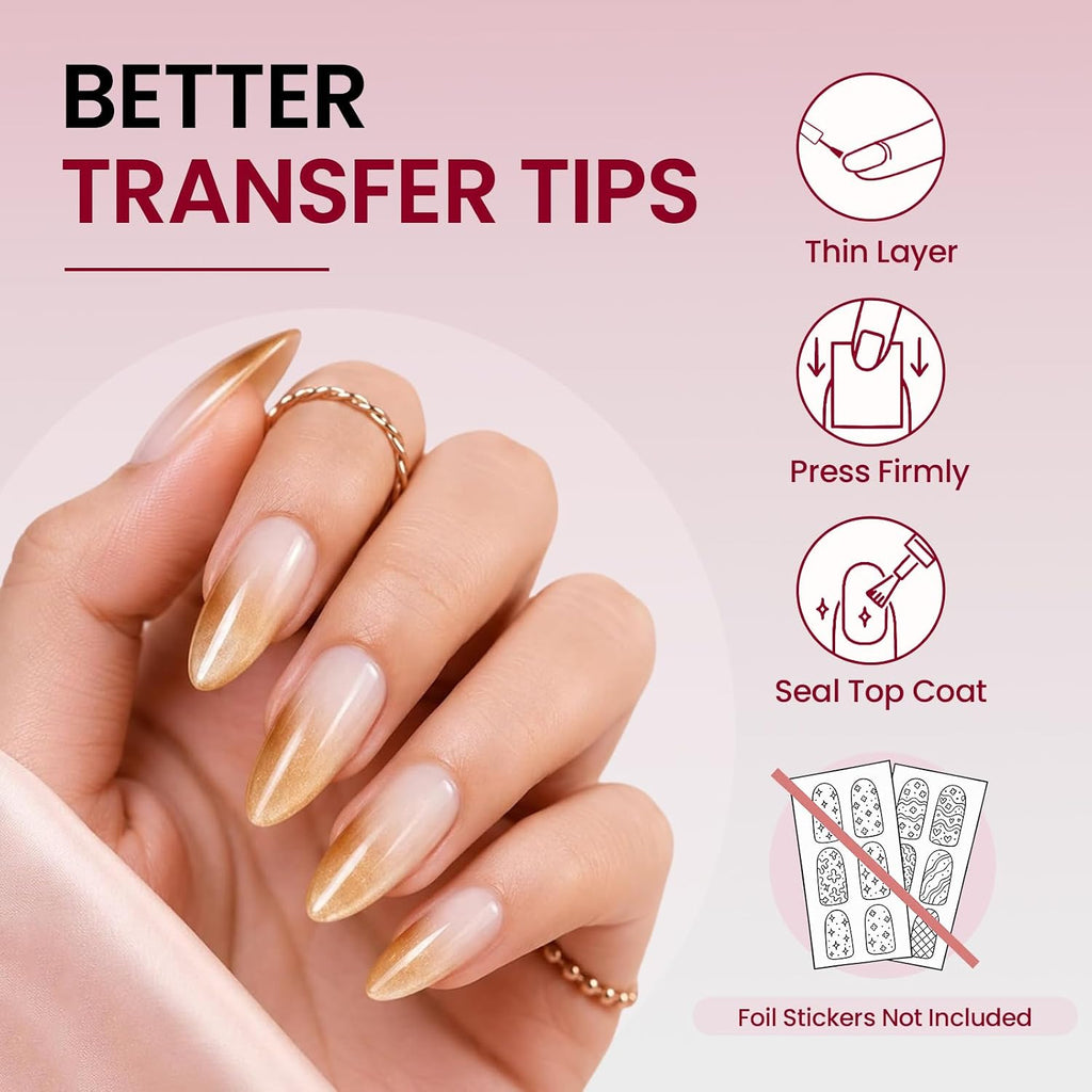 HEMA&TPO Free 15ml Nail Foil Gel Transfer Gel
