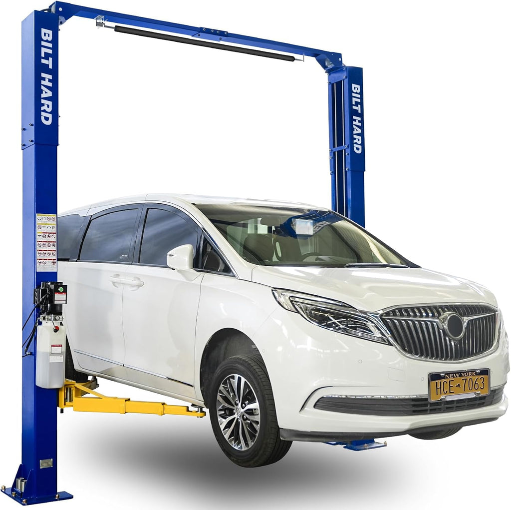Two Post Car Lift 10000 LBS Capacity, 3HP 1PH Clearfloor Automotive Vehicle Lifts with Single Point Release, 4.5Ton 2