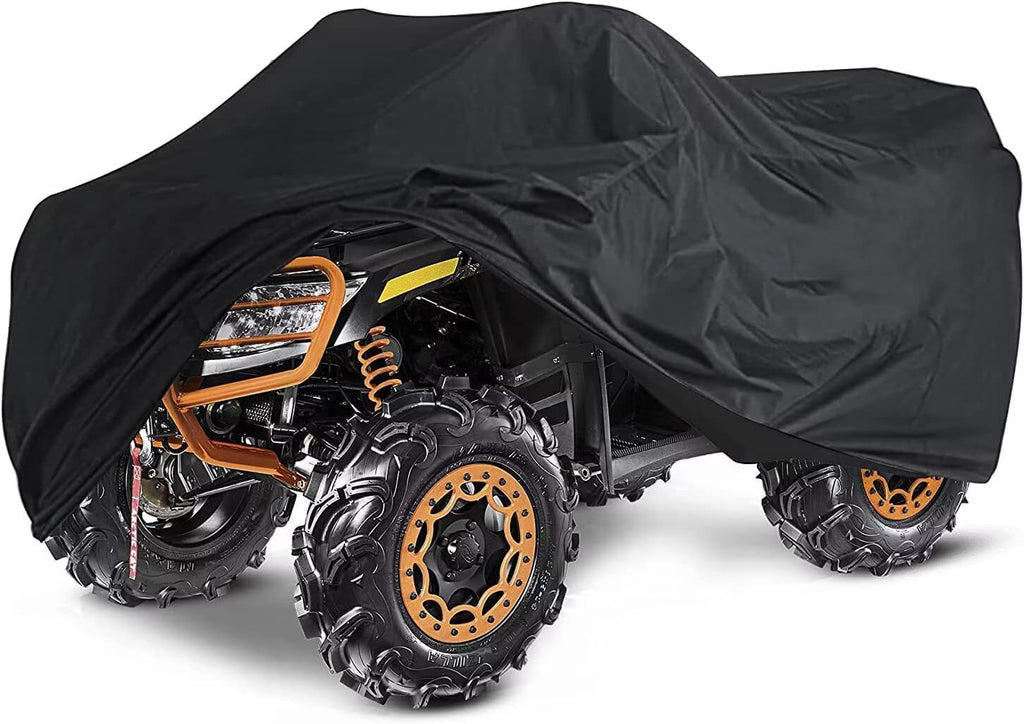 ATV Cover Waterproof Heavy Duty All Weather, Quad 4 Wheeler Cover Sun Rain Snow Protection, Fits for Honda, Yamaha