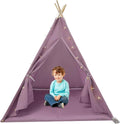 Teepee Tent for Kids with Star Lights, Foldable Play Tent for Girls & Boys, Washable Indoor Toddler Tent, Cozy Warm