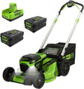 60V 21 in Self-Propelled Lawn Mower, (2) 4.0 Ah Battery Kit