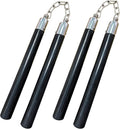 Nunchucks Safe Solid Rubber Training Nunchucks Nunchakus with Steel Chain and Bearing Ball System only for beginners