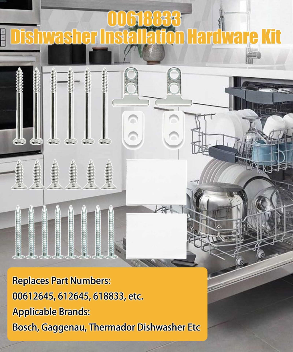 For Bosch 00618833 Dishwasher Dishwasher Installation Hardware Kit 618833