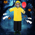 Halloween Animatronics Decorations 4FT Life Size Animated Props | with Creepy Sound Activated Sensor Glowing Balloon