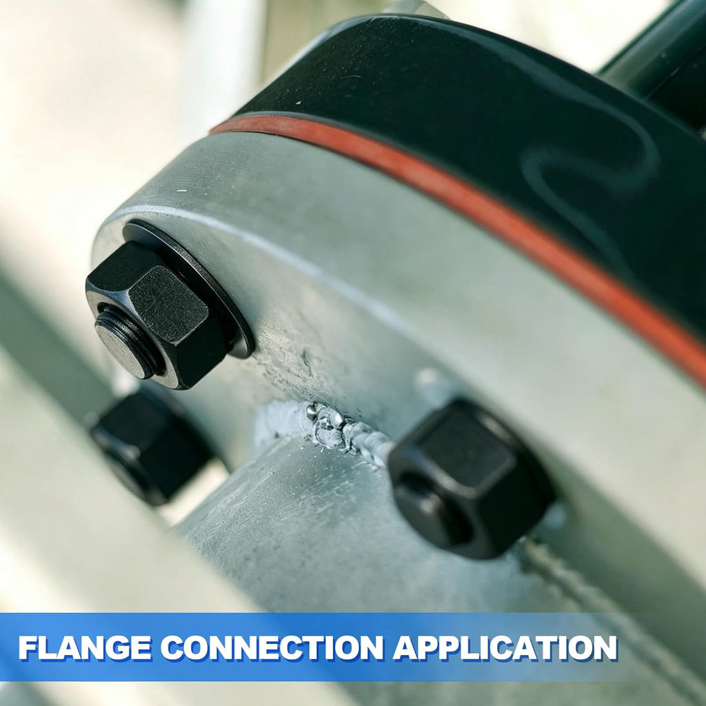 5Pcs Serrated Flange Hex Nuts 1/2"-13 UNC Carbon Steel