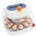 12 Eggs Incubator, 4 Modes, Temp Control & Humidity Display, Blue