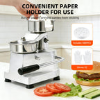Commercial Hamburger Press Patty Maker, 4 inch Manual Burger Press