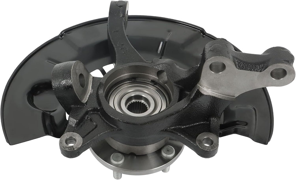 Pair Front Steering Knuckle and Wheel Hub Bearing Replacement for Toyota Camry 2007-2009