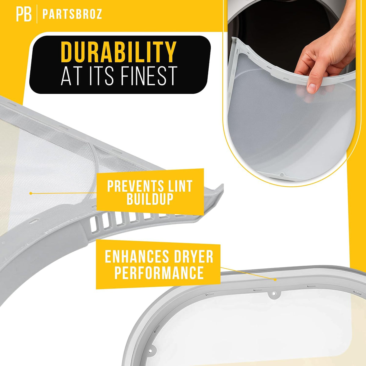 Dryer Lint Filter Screen for LG DLE0332W