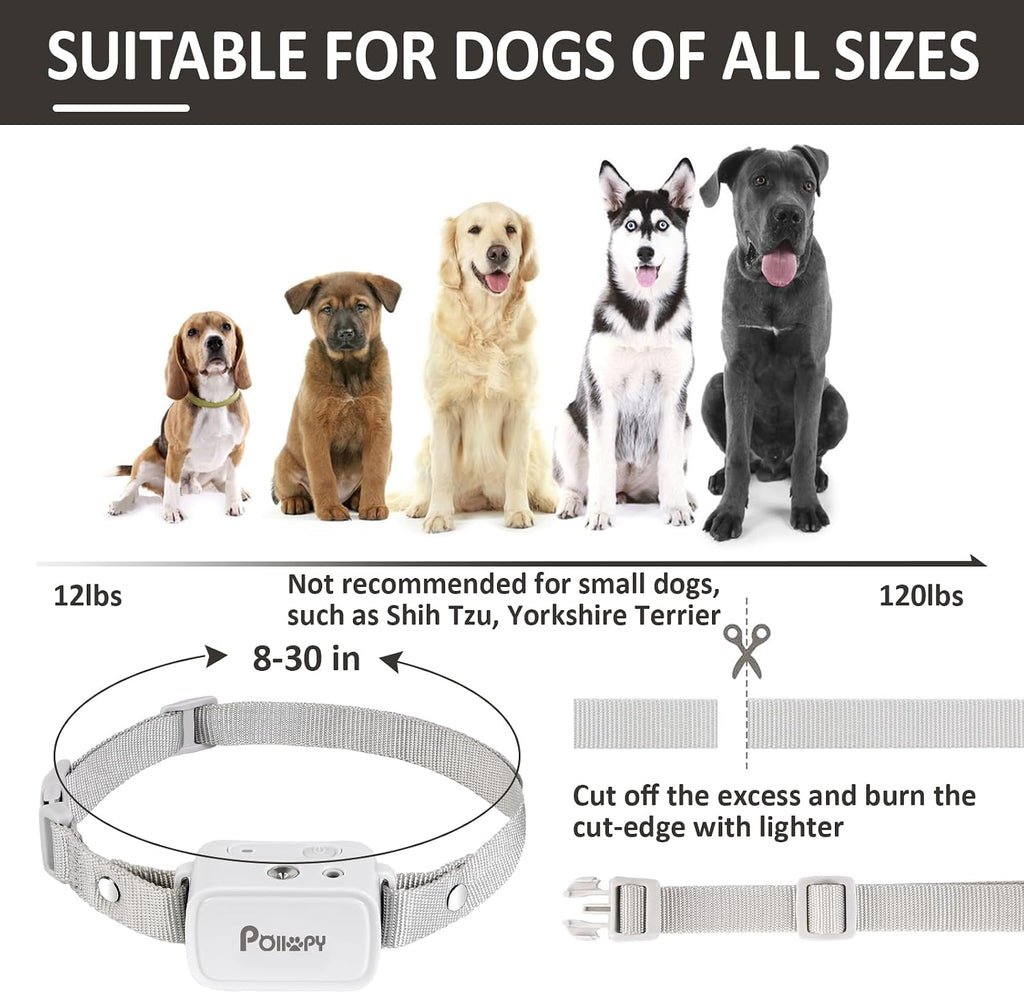 Citronella Dog Collar with Remote, Safer 3 Modes Spray/Vibration/Beep