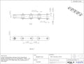 Tsubaki C2040SSRB ANSI Roller Chain, Single Strand, Riveted, 304 Stainless Steel, #2020 ANSI No., 1" Pitch, 0.312" Roller Diameter, 0.312" Roller Width, NULL Working Load, 10ft Length