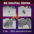 AGM Global Vision Rattler V2 Thermal Imaging Scope High-Sensitivity Sensor