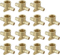(15 Pack) Asterbacks 1/2 PEX Drop Ear Tee for PEX-A/B/C Pipe