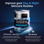Face Moisturizer Retinol Collagen Hyaluronic 1.7 oz (Pack of 2)
