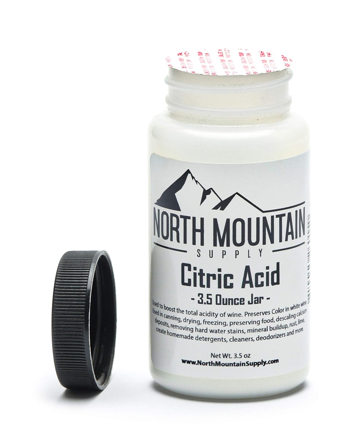 CA-3.5oz Pure Food Grade Citric Acid - 3.5 Ounce Jar