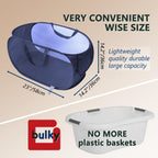 Collapsible Laundry Hamper Basket,Pop Up Mesh Foldable Bag for Laundry Room