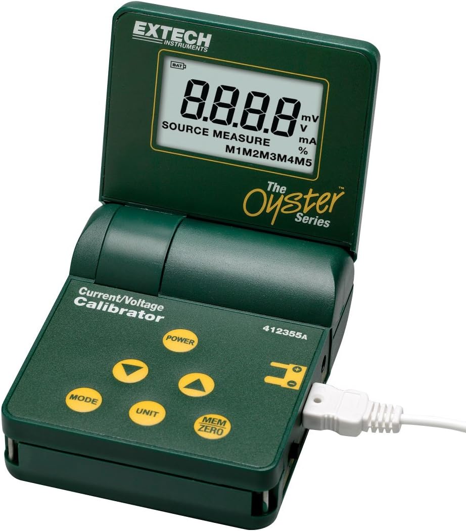Extech 412355A Current and Voltage Calibrator and Meter, 24mA 10V