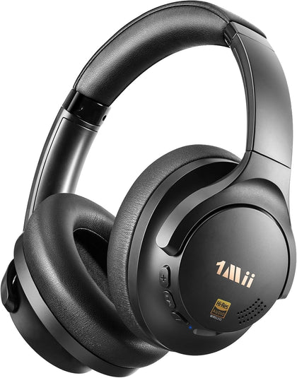 Y8+ Noise Cancelling Headphones Bluetooth 6.0 Over-Ear Wireless, Black | Hybrid ANC, 100 hrs Playtime, Comfortable