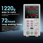 Variable DC Power Supply,0-50V 0-6A max150W Switching Regulated Bench Power Supply with Memory, 4-Digit LED Display, 5V2A USB Interface, Output Switch, Coarse and Fine Adjustments