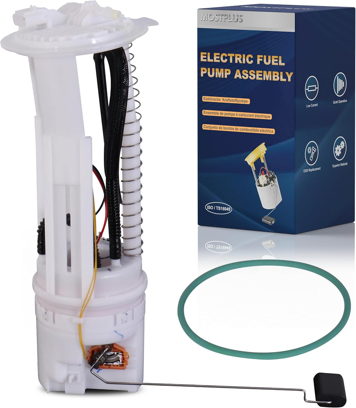 MOSTPLUS Electric Fuel Pump Module Assembly Compatible with 2005-2007 Jeep Liberty L4 2.4L V6 3.7L Replace E7199M