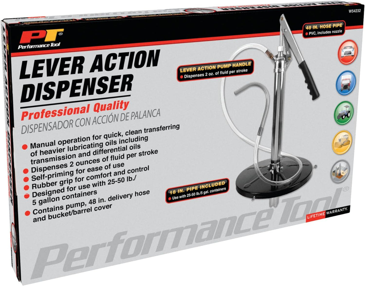 Performance Tool W54232 Lever Action Fluid Dispenser Pump