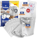 30 Count 1-Gallon Gusset Mylar Bags with 400cc Oxygen Absorbers, 15 Mil Total Thickness Long-Term Food Storage