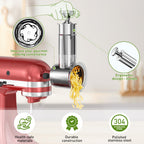Stainless Steel Slicer Shredder Attachment for Kitchenaid Stand Mixer