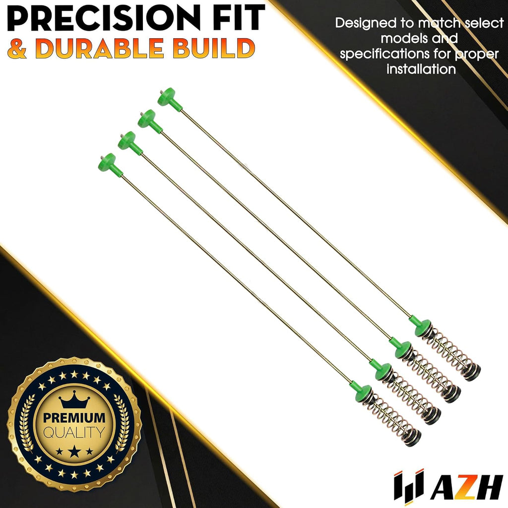 4 Pcs Suspension Rod Kit Replacement For Samsung Wa40a3005aw/A4-00 WA40A3005AW/A4 WA40B3005AW WA41A3000AW WA41A3000AW/A4 WA44A3205AW WA44A3205AW/A4 Washer