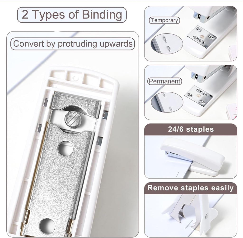 Desk Accessories with Pen Holder, Office Supplies Desk Organizers and Accessories, Tape Dispenser, Stapler, Staple