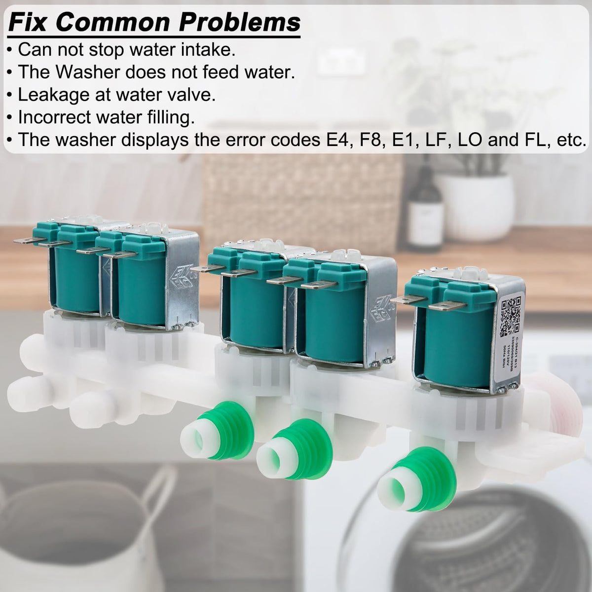 WA50F9A6DSW/A2 WA50F9A7DSW/A2 Washer Water Inlet Valve for Sam-sung