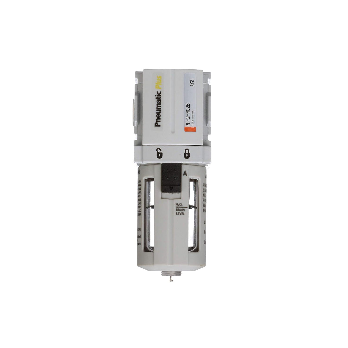 PneumaticPlus PPF2-N02B Compressed Air Filter 1/4" NPT, 5 Micron