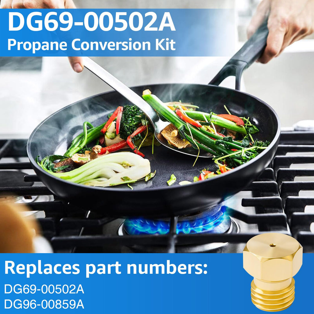 7PCS Burner Orifices DG69-00502A LP Conversion Kit for Samsung Gas Range