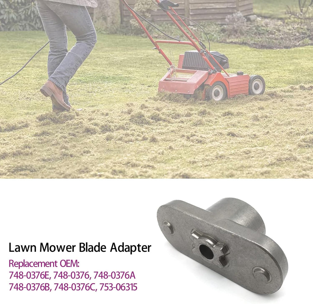 Lawn Mower Blade Adapter 748-0376E for MTD, Murray, Troy-Bilt, Yard Machine, Yardman, Bolens Push Walk-Behind Mower