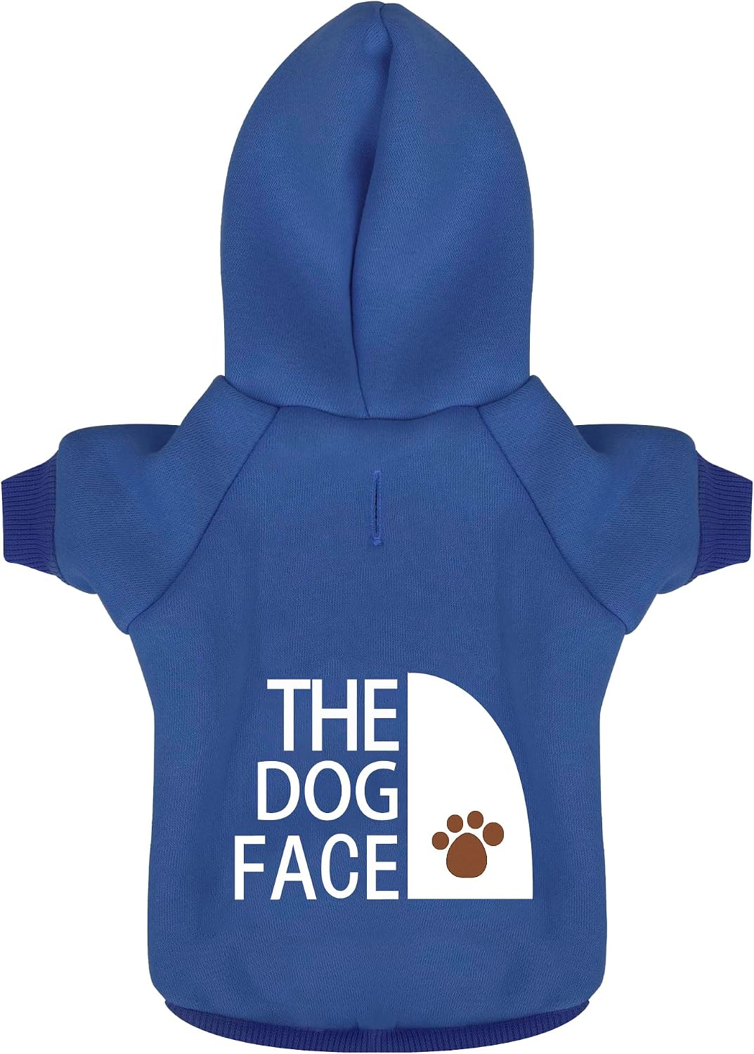 Blue Chihuahua Dog Hoodie: Keep Your Pup Warm and Stylish with a 'The Dog Face' Printed Sweatshirt Pet Clothes, and