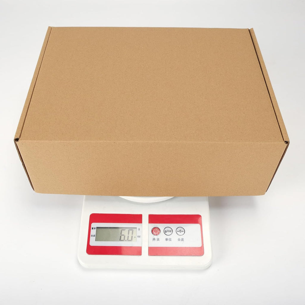 12x9x4 inch Cardboard Shipping Boxes, Set of 6 Gift Boxes, Brown