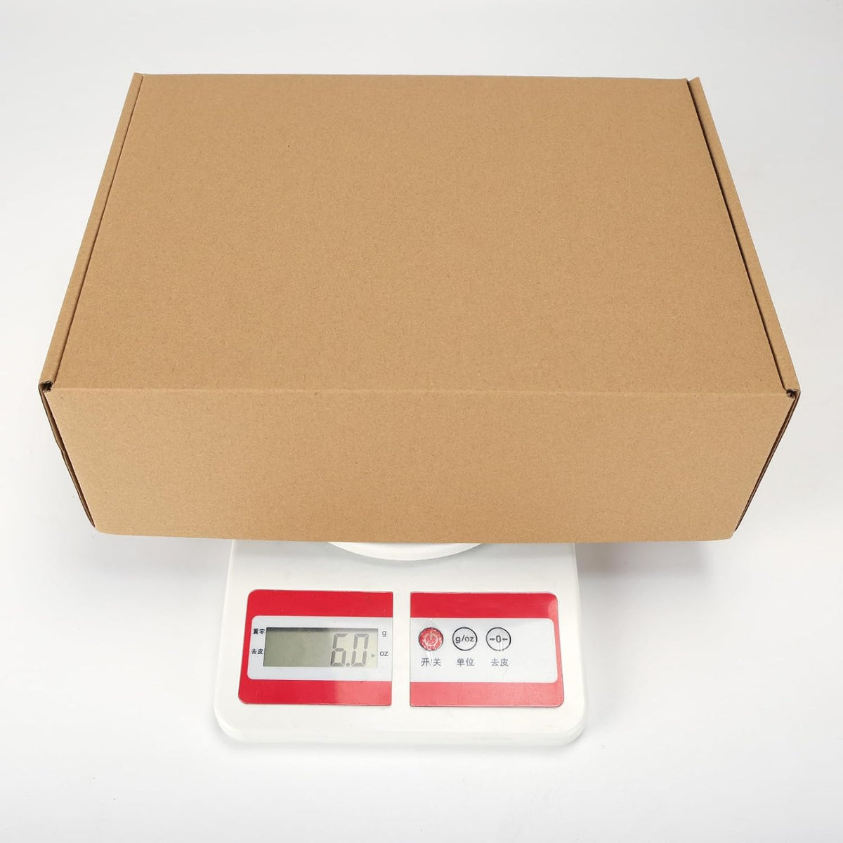 12x9x4 inch Cardboard Shipping Boxes, Set of 6 Gift Boxes, Brown