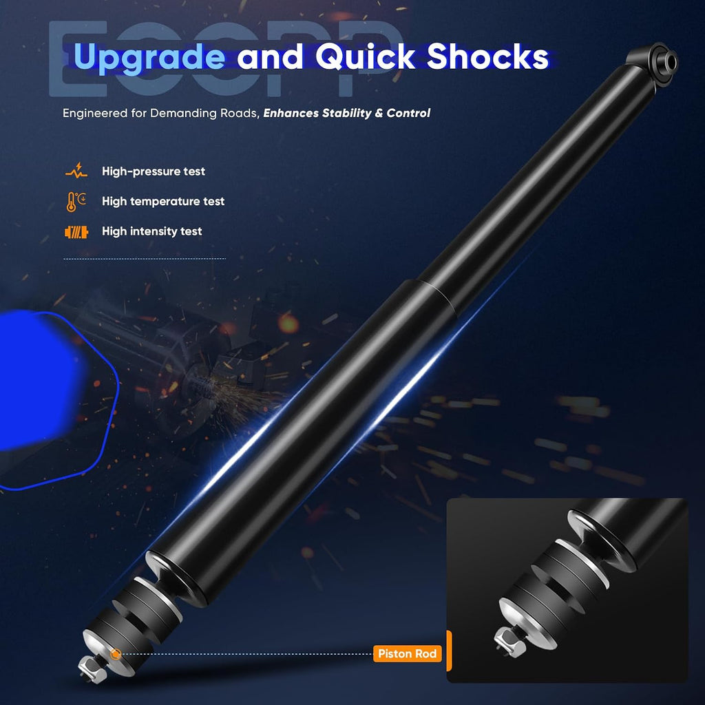 Shocks, ECCPP 2 pcs for Ford/for Lincoln Rear Shocks for Ford Edge 07-2010