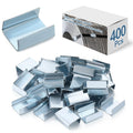 400 Pack Open Seals for 3/4" Strap Width Steel Strapping Snap-in Clip