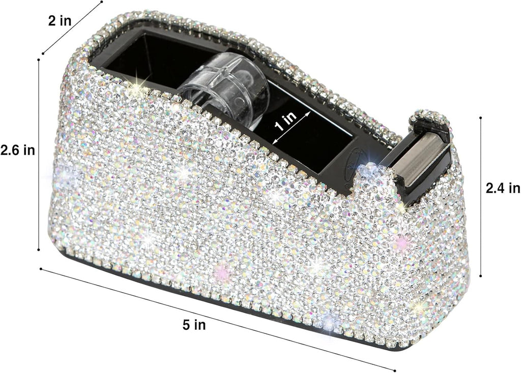 Bling Dazzling Rhinestone Desktop Tape Dispenser