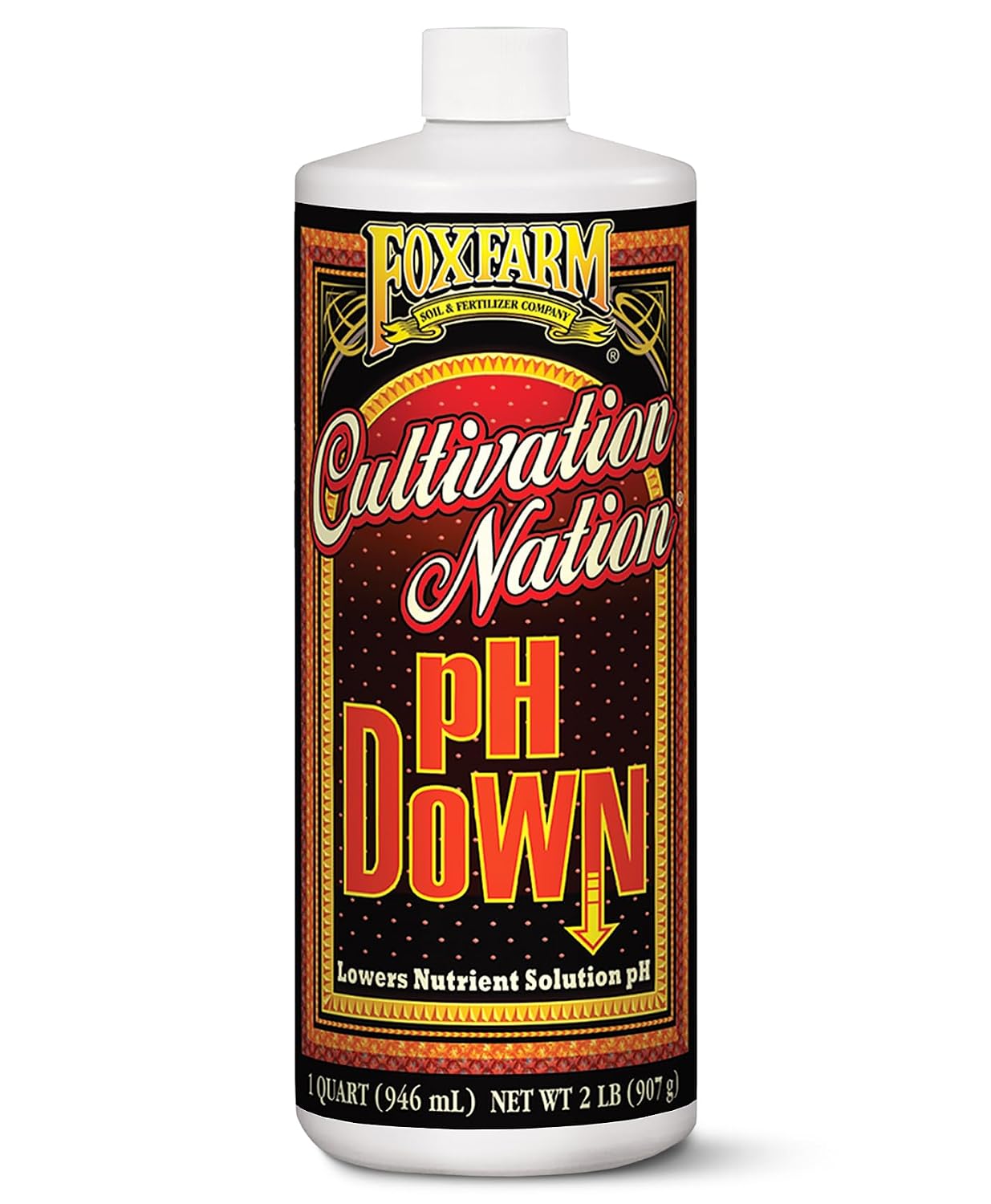Cultivation Nation pH Down for Plants’ Nutrient Solutions - Formulated with Citric Acid for Adjustment - Ideal for