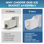 DA97-17285A Ice Bucket & Auger Assembly for Samsung Refrigerator