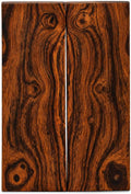 Desert Ironwood Knife Handle Scales — Bookmatched 1 Pair — Exotic Wood Knife Handle Materials Blanks for Knife