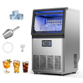Commercial Ice Maker Machine, 80 lbs/24h with 6.8-13 lbs Storage Capacity, Countertop/Freestanding/Under Counter