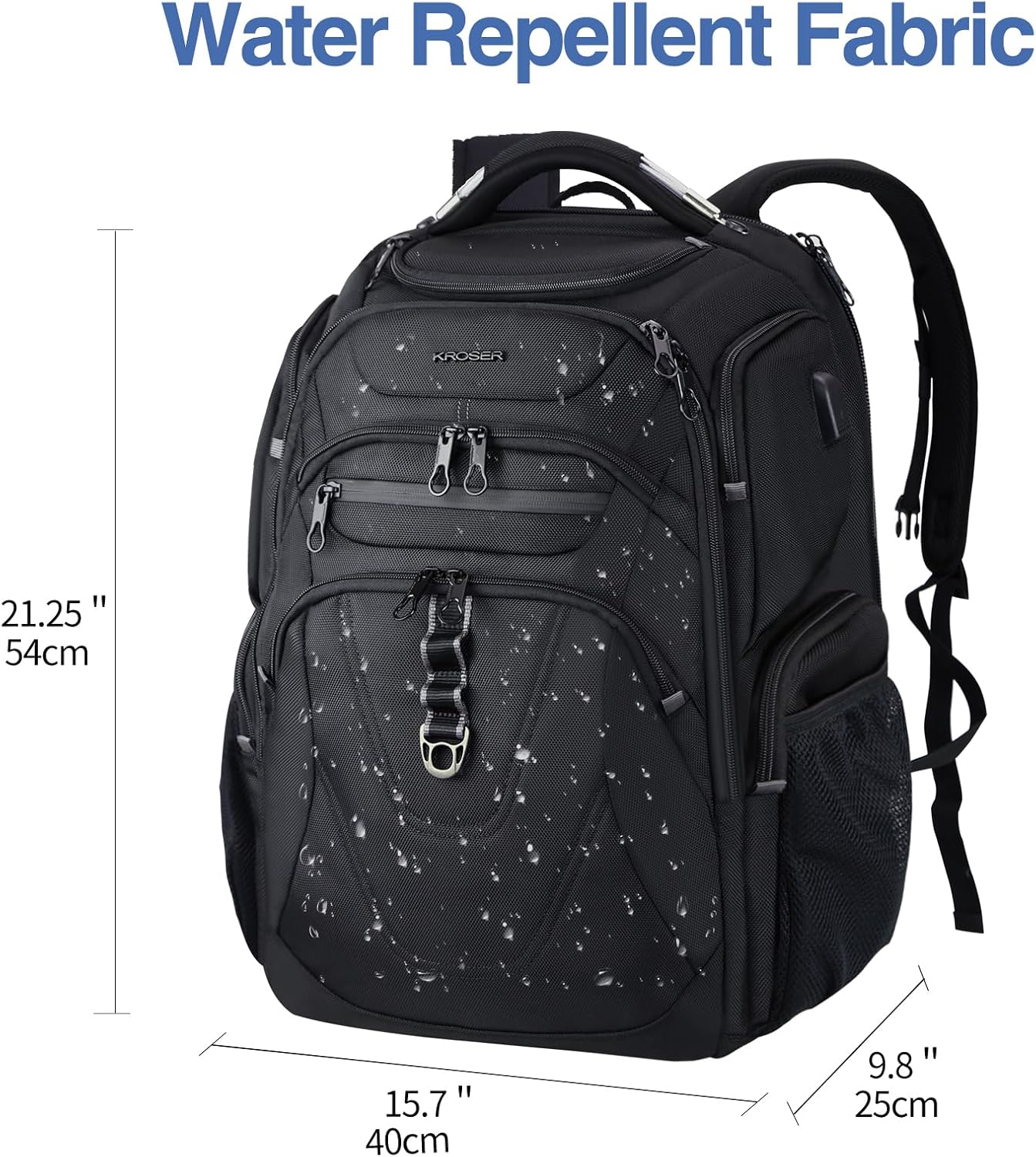 TSA Friendly Travel Laptop Backpack 18.4 inch XXXL Gaming Backpack Water-Repellent College Daypack Business Backpack