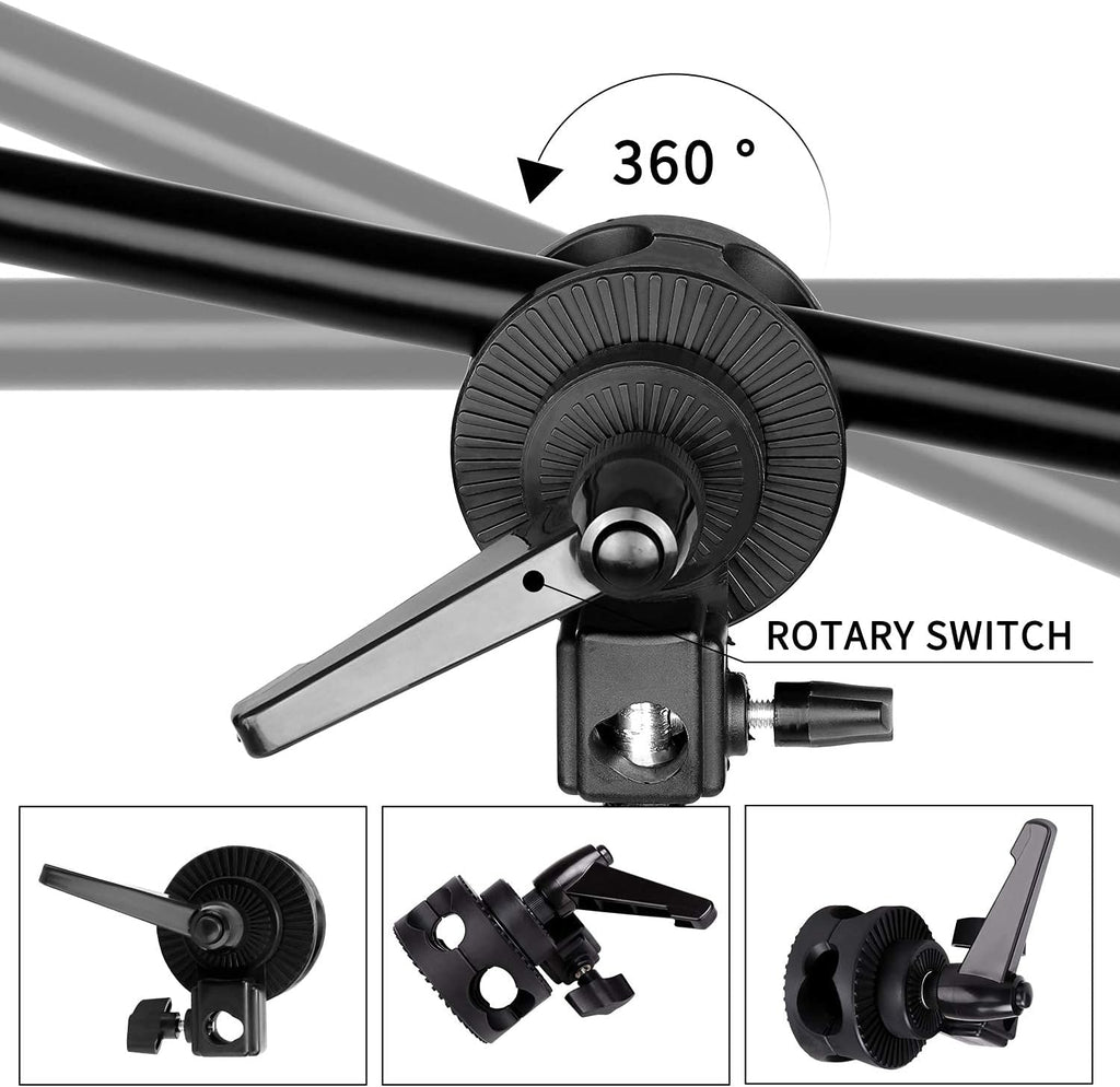 45W Dimmable LED Light with Double Color Temperature Continuous Lighting Studio Kit,3 Packs 20x28 Inches Studio Softbox