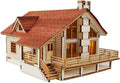Desktop Wooden Model Kit Garden House A with a Large Deck by YOUNGMODELER by Young Modeler