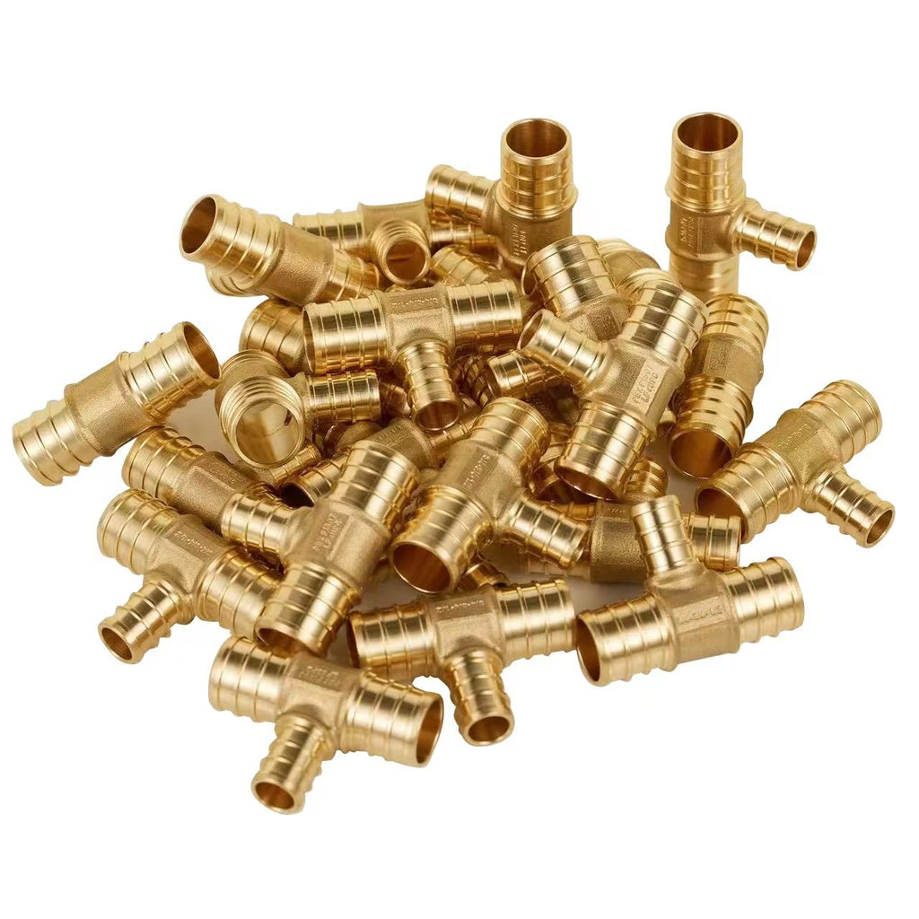 25-PACK EFIELD Pex 3/4" x 3/4" x 1/2" Reducing Tee(PEX1807076-25)